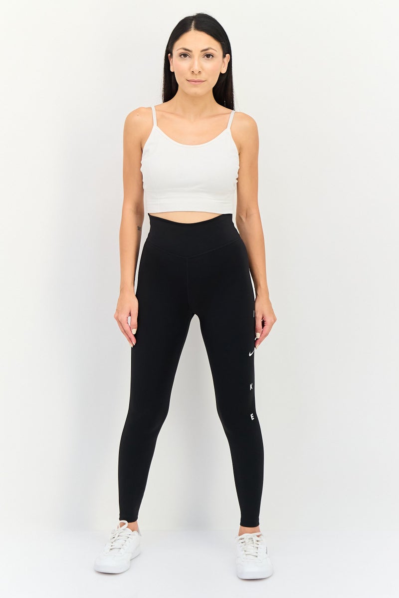 Nike Women Sportswear Fit Pull On Training 7/8 Leg Leggings, Black - Image 4